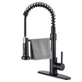 Jafeton durable kitchen faucet showcases flexible 1-hole and 3-hole installation for a clean setup.