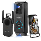 JAIOTlink 2K dual-lens doorbell front view delivers crisp visitor details