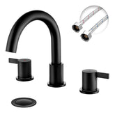 JAKARDA two-handle 8inch widespread faucet with versatile installation