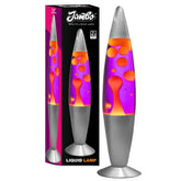 JAMBO liquid lamp purple wax flow creates a calming ambient glow.