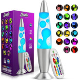 JAMBO magma lamp color change with remote for customizable ambiance.