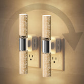 JandCase night light with 180° rotation for flexible bathroom or hallway lighting.