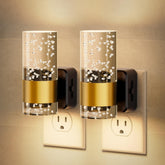 JandCase night light bubble acrylic, 3000K warm glow for safe hallways and bathrooms