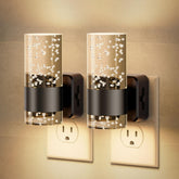 JandCase night light with bubble design provides soft ambient illumination for bedrooms and hallways.