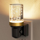 JandCase Night Light mounted on wall plug provides gentle illumination for safe hallways.
