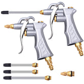 JASTIND industrial air blow gun with brass adjustable nozzle for controlled air bursts.