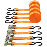JCHL Tie-Down Cam Strap 1in x 20ft securing luggage on a roof rack