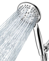 JDO high-pressure showerhead with six settings for a customizable spa-like shower