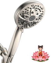 JDO handheld shower head with 6 settings for personalized cleansing and relaxation