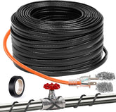 JDZKOMKE 80FT pipe heating cable coiled for easy installation and freeze protection