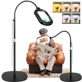 Jeedefi large magnifying glass with 10x rectangle lens for precise reading and crafting.