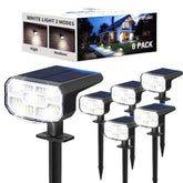 JEJOT solar lights outdoor IP65 waterproof illuminate yards reliably.