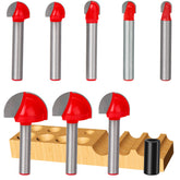 Jeonan Juice Groove core box router bit with 1/4 shank for precise edge work