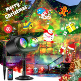 Jepwe Christmas projector in front yard display for festive curb appeal