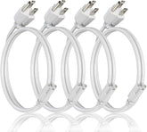 JESLED 2ft extension cord with US plug for LED fixtures.