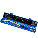JEUCLEL 15pcs universal belt tool kit layout for quick selection in repairs.