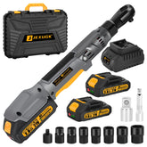 JEXUGK 120Nm cordless ratchet wrench applying strong torque for bolts and nuts