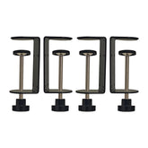 Jhanw 3-in C-Clamp back holes for privacy panel mounting.