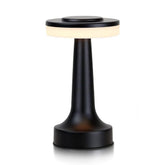 JHPGEOE cordless desk lamp with metal body for durable, space-saving bedside lighting.