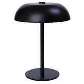 JHWDHD portable LED mushroom lamp lighting a bedside table softly
