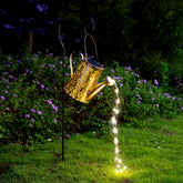 JIAJIAMEI solar watering can light hanging for garden ambience and nighttime decor