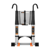 JIASHCHE telescoping ladder front view for high-reach home tasks