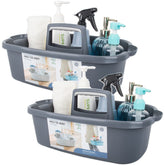 JiatuA large cleaning caddy 2-pack for organized spaces and easy transport.