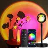 JIMEI Sunset Lamp Projector emits warm colors for cozy bedrooms.