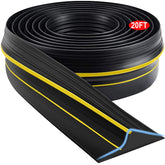 Jin&Bao universal threshold seal 20ft visible on doorway, reducing drafts for a drier garage.