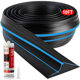 Jin&Bao universal threshold seal blue close-up showing durable rubber barrier blocking drafts