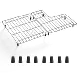 jkxoo sink protector left rack fits Kohler Whitehaven and protects delicate items