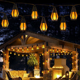 Jnaurb solar string lights, 21ft outdoor length, ideal for patios and gardens.