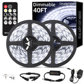 JNGMAIR remote-controlled LED strip for customizable lighting.