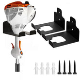 JNIHEEP garage organizer trimmer rack keeps grass trimmers neatly organized and easily accessible