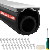 Jobon bottom seal with aluminum track for snug weather sealing