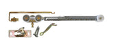Johnson Hardware 1060 soft close hanger front view showing compact actuator for smooth doors