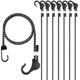 Joneaz adjustable 48-inch bungee cords securing cargo for versatile use