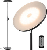 JOOFO floor lamp with remote control for convenient lighting from the sofa
