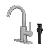 JOOM brushed bathroom faucet 360° swivel for flexible washing