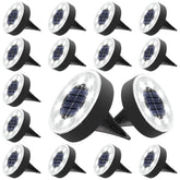 Joomer Solar Ground Lights illuminate pathways with 8 LEDs for safe night travel.