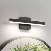 Joossnwell vanity light bar front view provides even makeup lighting.