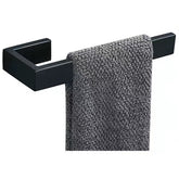 JOPOFI hand towel holder in matte black with 8.3-inch rod for bathroom convenience.