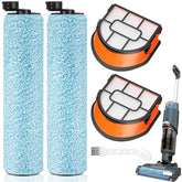 JORAIR WD161 roller-brush close-up highlighting microfiber fibers for efficient debris pickup.