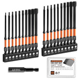 JOSQNNIA Allen Wrench Drill Bit Set, 4-inch magnetic tips for secure fastening.