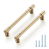 JOY DECOR champagne bronze cabinet handle in 6-inch length for durable kitchen cabinets.