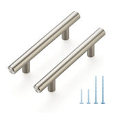 Joy Decor 30-pack cabinet pulls in brushed nickel finish for a cohesive kitchen update.