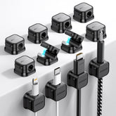 JOYROOM 12-pack magnetic cable clip front view keeping cables tidy and accessible