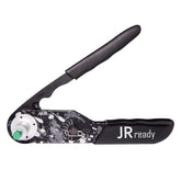 JRready NEW-DT2 ergonomic handle close-up for precise crimps.