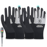 JSBAGGT insulated electrician gloves offer 400V protection for safer electrical tasks.