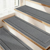 JSEI non-slip stair treads with anti-slip backing for safer stair use